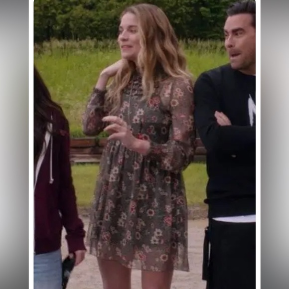 Zara Dresses & Skirts - Zara Floral Ruffle Dress ASO Alexis Rose Schitt’s Creek Small